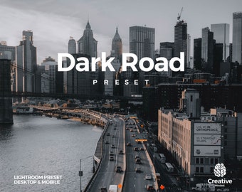 Dark Road Pack Lightroom Presets Film Aesthetic Pack, Lightroom Desktop & Lightroom mobile, for Photographer, Traveller, Blogger, Influencer