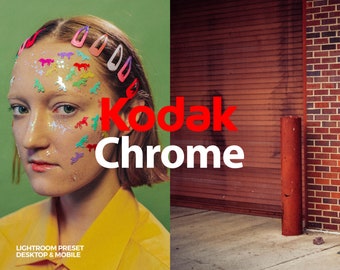 15 Kodakchrome Pack Lightroom Presets Film Aesthetic Pack für Desktop & Mobile für Influencer, Blogger oder Fotografen