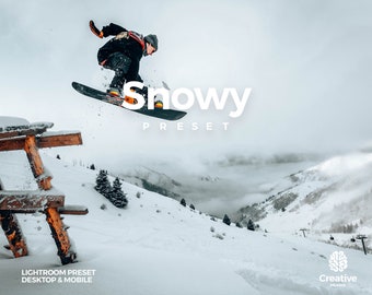 Snowy Pack Lightroom Presets Film Aesthetic Pack, Lightroom Desktop & Lightroom Mobile, for Photographer, Traveller, Blogger, Influencer