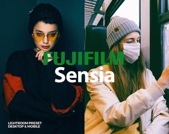 8 Fujifilm Sensia 100 XP Vintage Pack Lightroom Presets Film Aesthetic Pack for Desktop & mobile for Influencers, Bloggers or Photographers