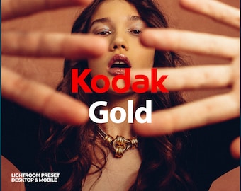 32 Kodak Gold 100 200 Pack Lightroom Presets Film Aesthetic Pack for Desktop & mobile for Influencers, Bloggers or Photographers