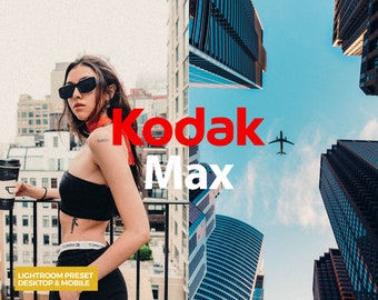 18 Kodak Max 800 Pack Lightroom Presets Film Aesthetic Pack for Desktop & mobile for Influencers, Bloggers or Photographers