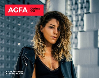 7 Agfa Optima 100 pack Lightroom Presets Film Aesthetic Pack, Lightroom Desktop & Lightroom mobile, Photographer