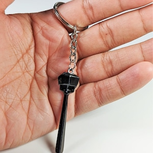 Old School Runescape Tzhaar-Ket-Om (Obsidian Maul) Keyring Key chain Runescape | RS OSRS 2007 Runescape Obby Maul
