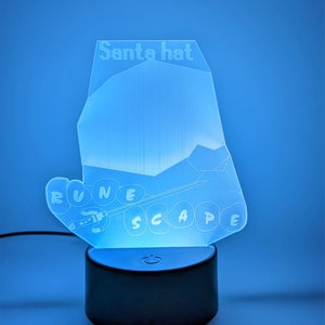 Runescape OSRS Santa Hat LED Desk Light Lamp Old School Runescape