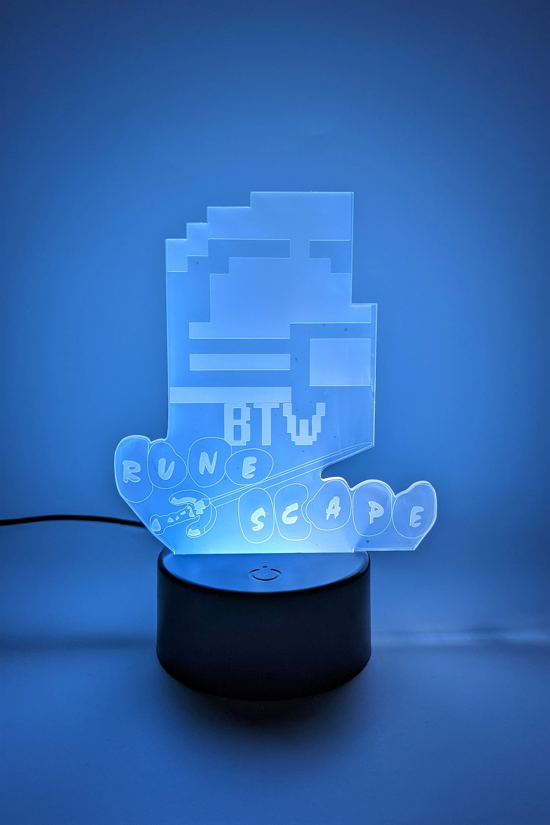 Runescape OSRS BTW LED Desk Light Lamp Old School Runescape Etsy UK