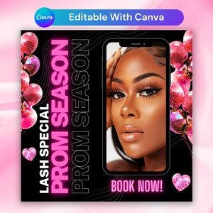 Lash Set Sale Flyer, DIY Flyer Template Design, Mega Volume Lash Deals, Eye Lash Extensions Sale, Lash Specials, Premade Lash Tech Flyer