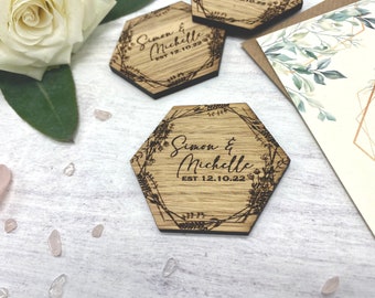 Personalised Wedding Favours, Wooden Laser Engraved Wedding, Rustic Wedding, Wooden Favours, Wooden Wedding Tokens, Wooden Save the Date