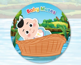 Baby Moses DIY Craft Printable