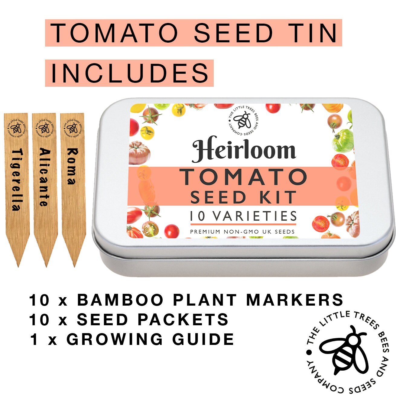 Heirloom Tomato Seed Kit 10 X Heirloom Seed Varieties Etsy UK