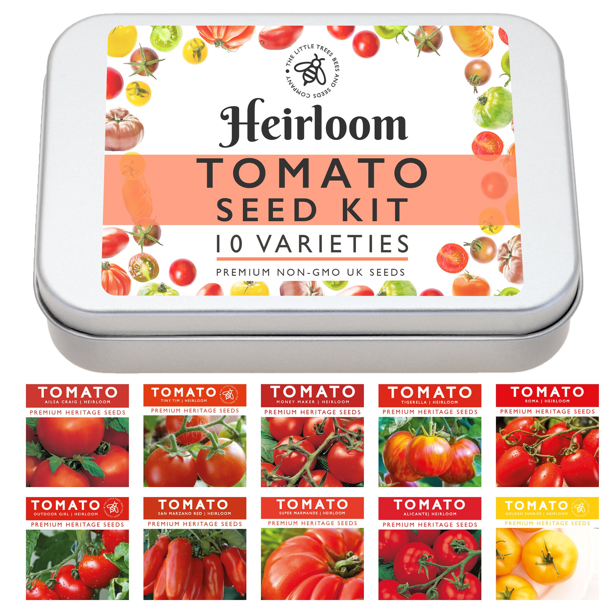 Heirloom Tomato Seed Kit 10 X Heirloom Seed Varieties - Etsy UK