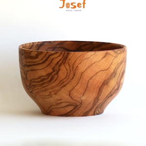 Handmade olive wood bowl, small wooden bowl, snack bowl size, breakfast bowl, 5&#39;&#39;  wood bowl, modern wooden bowl, by Josef woodturner