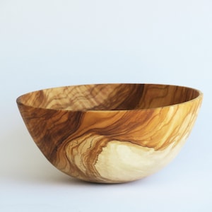 Handmade olive wood bowl, wooden bowl, wooden snack bowl, wooden Dipping Bowl, breakfast bowl, modern rustic bowl, by Josef woodturner