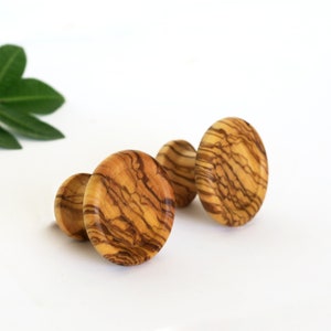 Olive Wood Cabinet Knob, Drawer Pull, Wood Handle, Dresser knobs, rustic doorknob, round modern rustic wood knob, Dresser Knob Pulls Handle