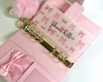 Bow A6 Cash Stuffing Vellum Envelopes