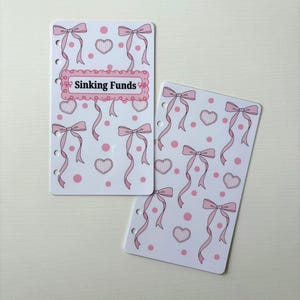 Pink Bow Heart A6 Dashboard