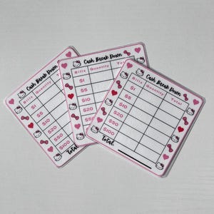 Hello Kitty, bigliettini rosa per il prelievo di denaro dal cassiere di banca