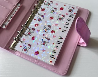 A6 Holographic Budget Binder Planner Dashboard