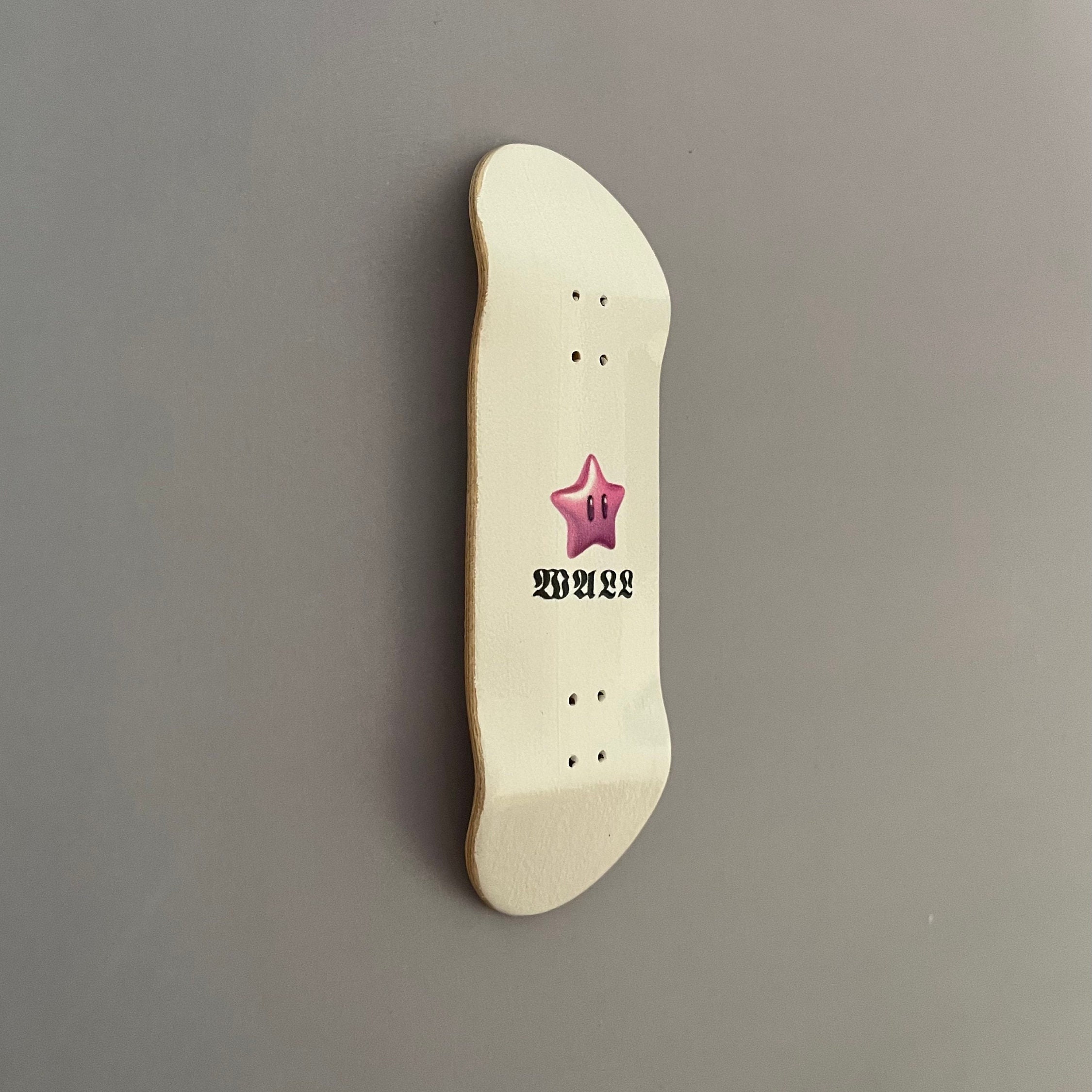 Tabla De Fingerboard De Madera Pro, 32 Mm Y 34 Mm. Star. Real Wear Finger  Skateboard, Mini Monopatín De Dedos 