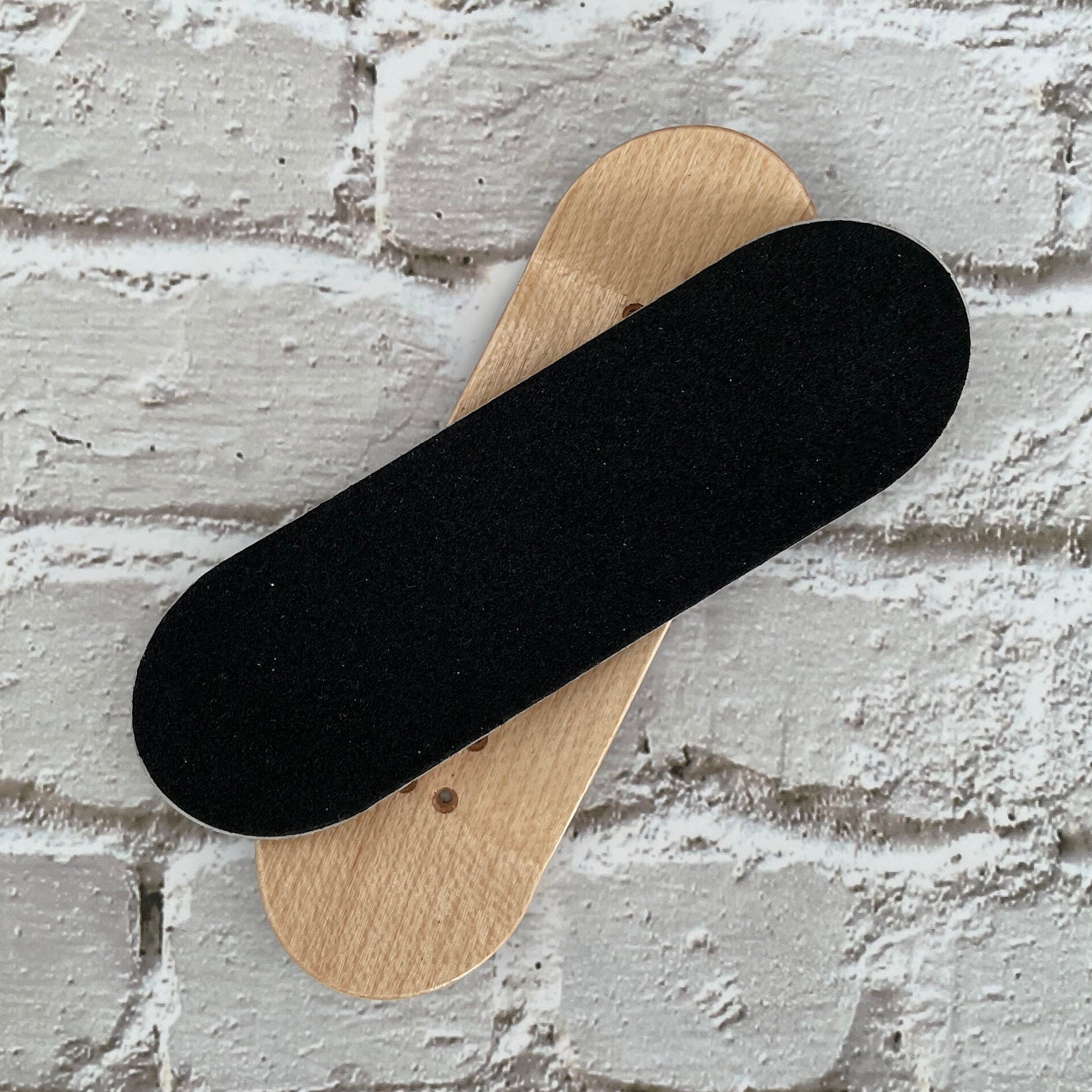 Tabla de fingerboard naranja de madera. Finger Skateboard Etsy España