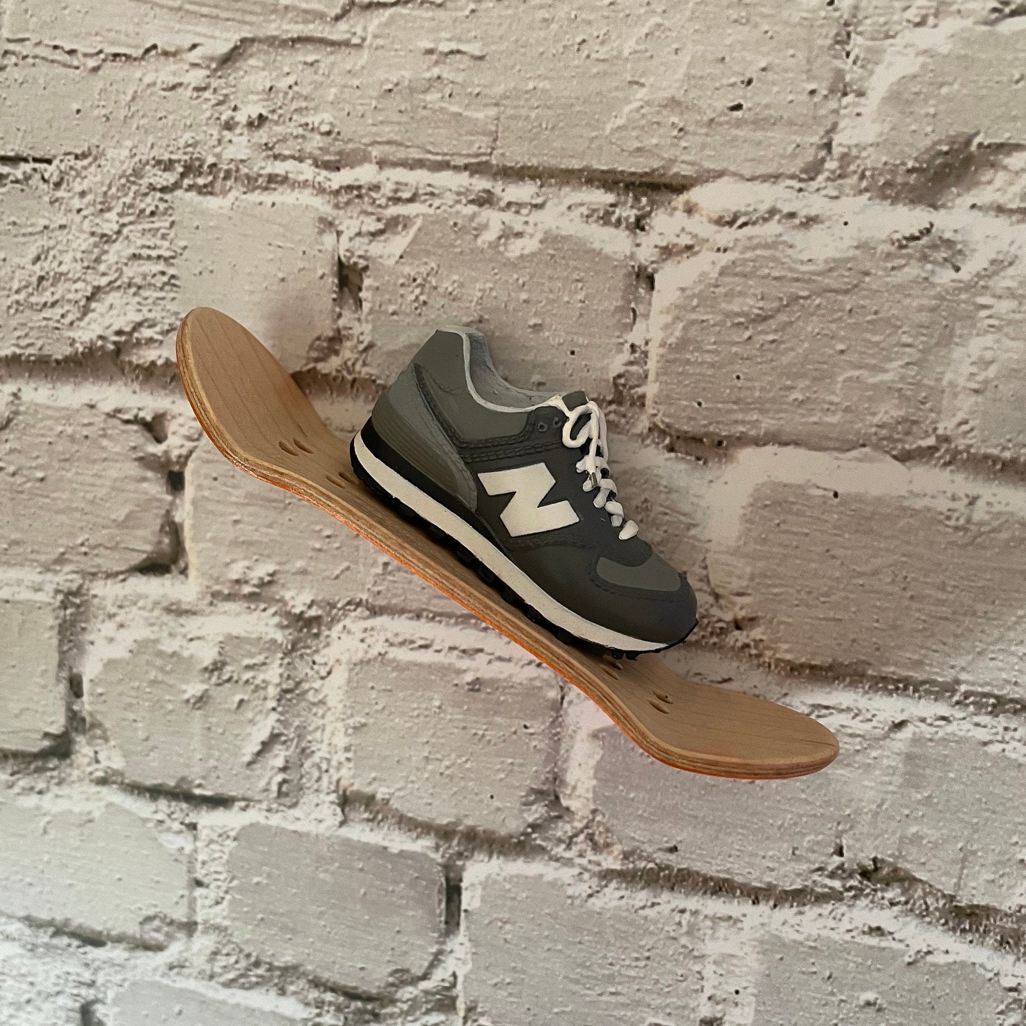 Tabla de fingerboard naranja de madera. Finger Skateboard Etsy España