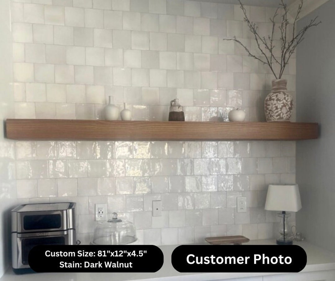 Wooden Floating Shelves Brackets and Hardware Included Different Sizes