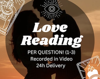 Tarot Liebeslesung - 1 bis 3 Fragen - Video aufgenommene Legung - Tarot Anleitung - Beratung - Top Genauigkeit