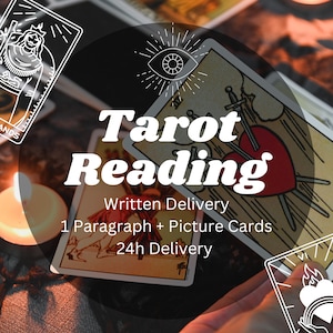 Tarotlezen - Schriftelijke levering - 5 kaarten gespreid door Aya Ashe - Snelle levering dezelfde dag