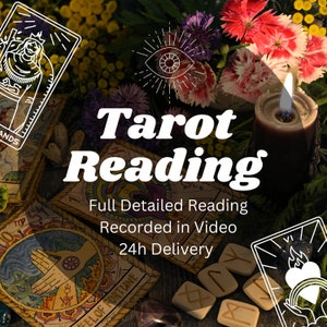 Lecture de tarot - Lecture complète - Livraison 24-48 h Relations amoureuses / Famille et carrière / Entreprise