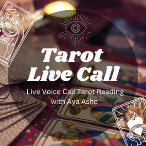 Lecture de tarot - Appel vocal en direct avec Aya Ashe