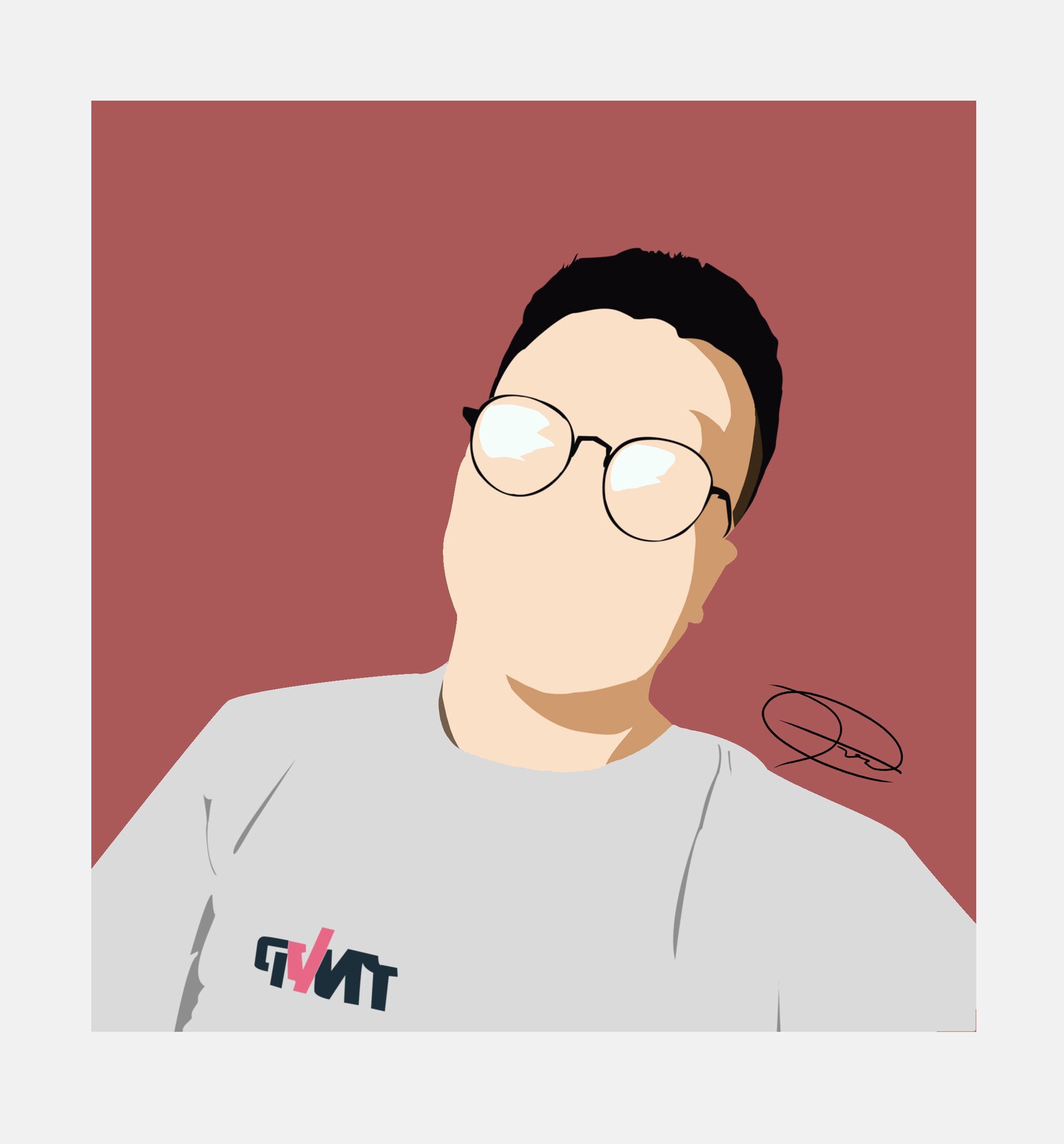 Minimalist Faceless Digital Portrait Custom Digital Portrait Etsy