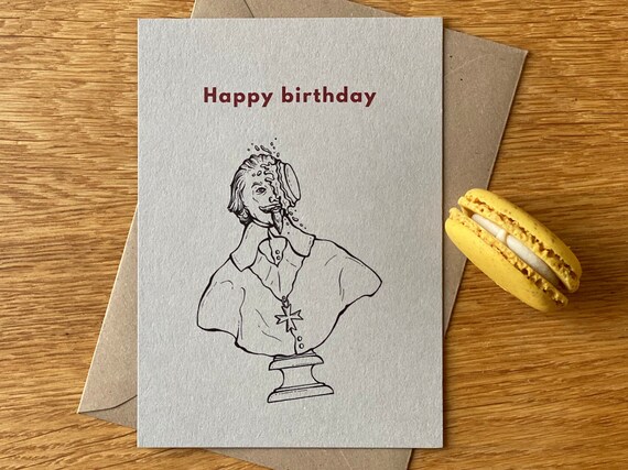 Happy Birthday Funny Card Printed In France On Sustainable Etsy Uk Happy Birthday Funny Card Printed In France On Sustainable Etsy Uk