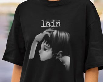 Serial Experiments Lain T-Shirt, Retro Anime Tee