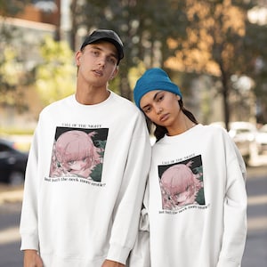 Nazuna Yofukashi No Uta Unisex Sweatshirt, Call of the night Anime, Yofukashi no Uta, Nazuna Nanakusa Sweatshirt, Yandere, Creepy Anime Girl