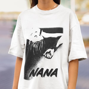 Unisex, Nana Anime Zurück Shirt, Manga Liebhaber T-Shirt, Musik Band Anime Kleidung Merch Geschenk, Manga Trapnest Band Tshirt