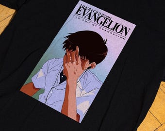Vintage 1997 Neon Genesis Evangelion Death & Rebirth Movie Promo T