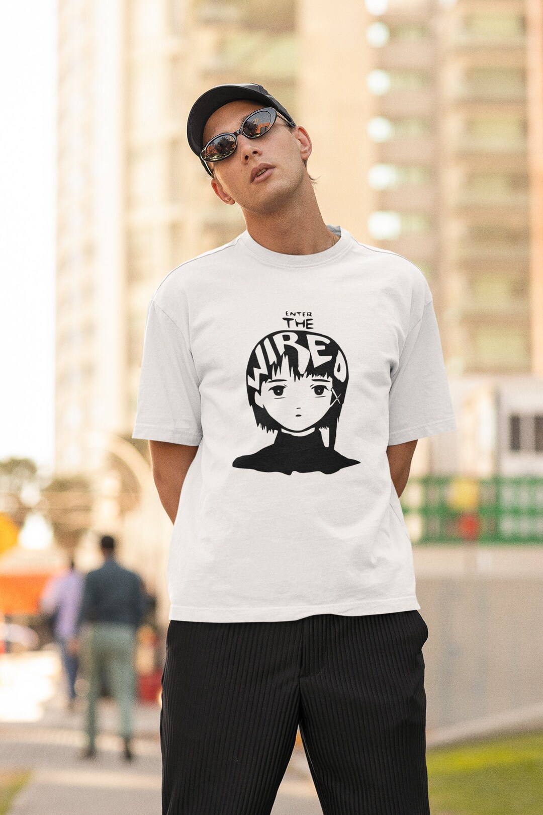 に*ฅ様 Vintage lain shirt Serial Experiments Lain T-shirt: Classic 90s Anime Tee - Etsy