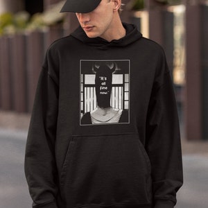 Punpun It&#39;s All Fine Now Hoodie Punpun is Just Fine Today Punpun Hoodie Manga Punpun Hoodie Punpun illustration Hoodie