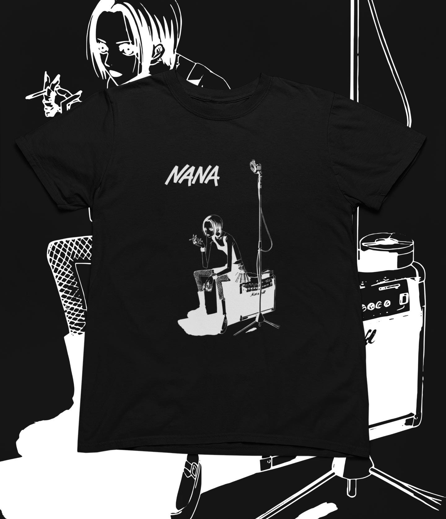 ナナ アニメ Tシャツ 矢沢あい マンガ ユニセックス コットン Tシャツ