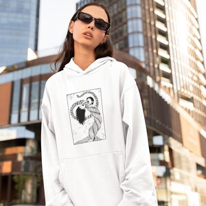 Horror Manga Creepy Couple Hoodie Dark Anime Gothic Hoodie Manga Gothic Hoodie