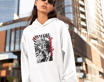 Sweat à capuche Dorohedoro, sweat à capuche manga foncé, streetwear anime Shin And Noi