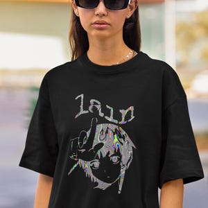 Serial Experiments Lain, Anime Shirt, Cyberpunk Anime Tee
