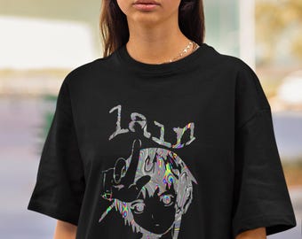 Serial Experiments Lain, Anime Shirt, Cyberpunk Anime Tee