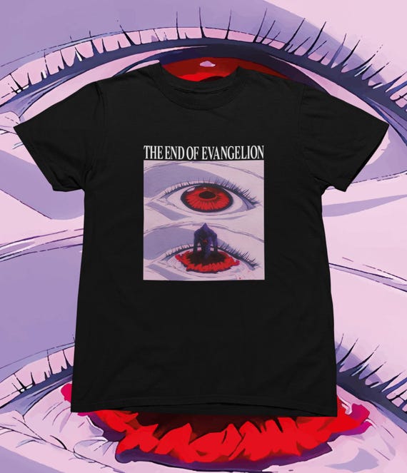 エヴァンゲリオン Tシャツ THE END OF EVANGELION Neon Genesis Evangelion EVA Cosplay T-Shirt Tee 3D Print Short