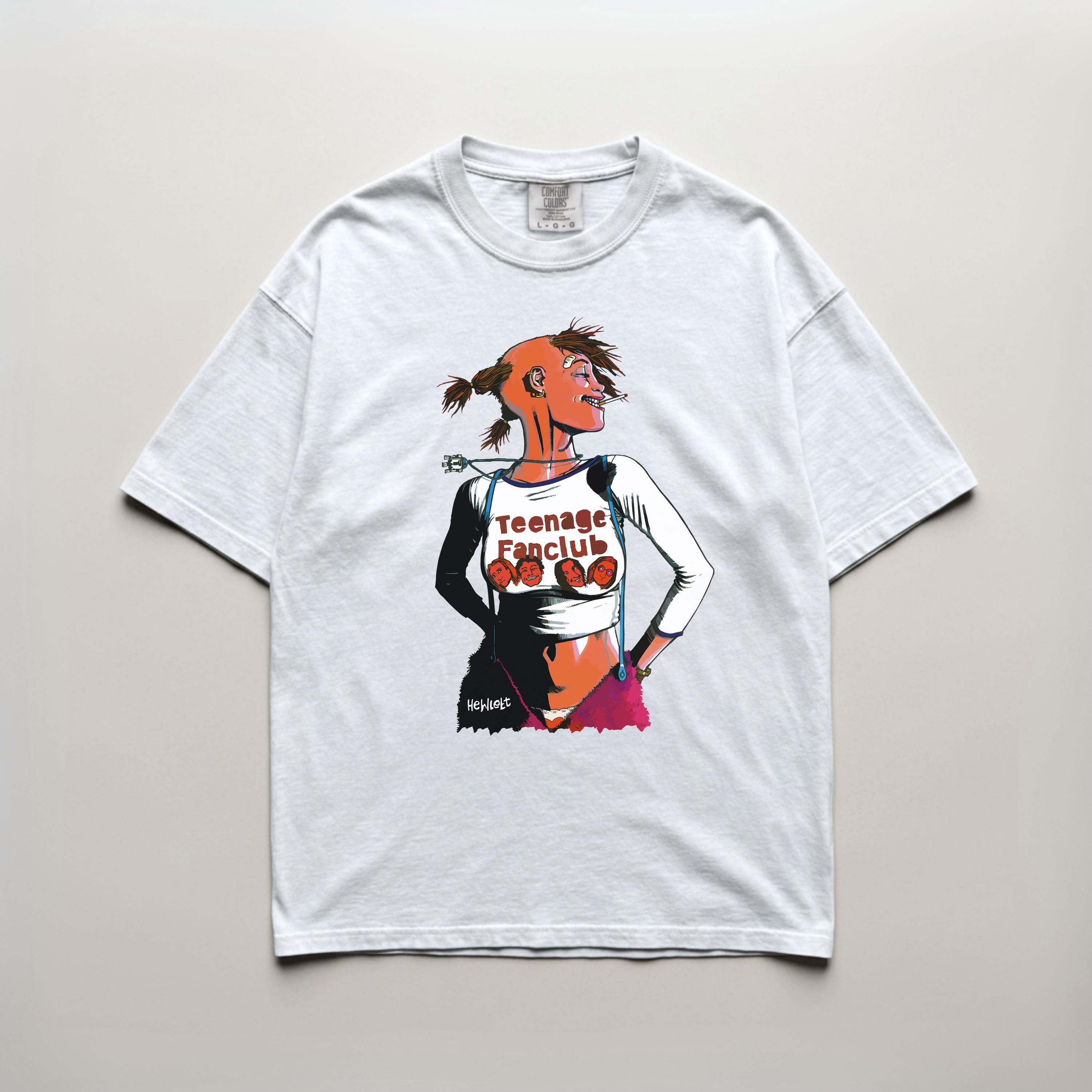 Teenage Fanclub TANK GIRL タンクガール Tシャツ 希少 Teenage Fanclub TANK GIRL タンクガール Tシャツ 希少