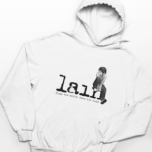 Serial Experiments Lain, Unisex Anime Hoodie