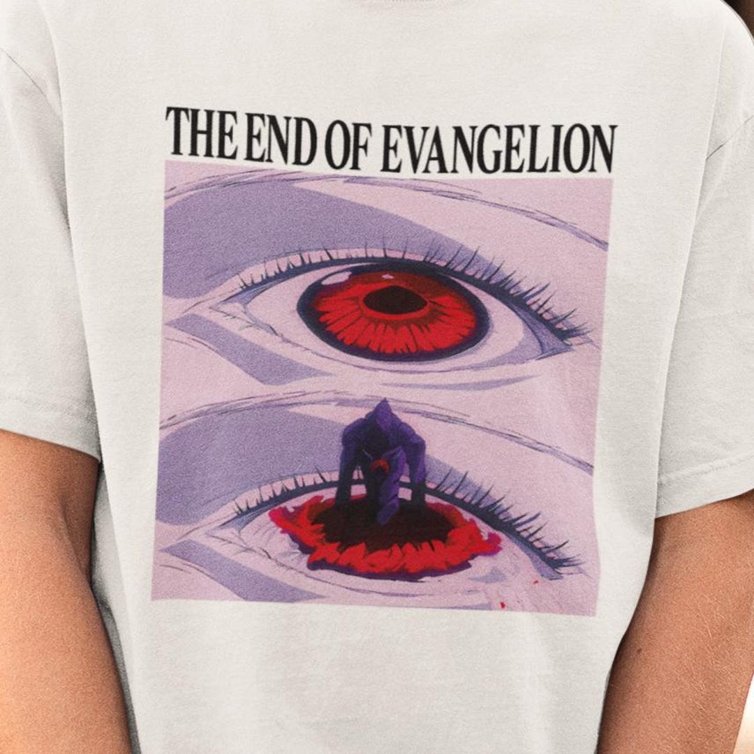 エヴァンゲリオン Tシャツ THE END OF EVANGELION End of Evangelion Shirt, Anime Graphic Tee - Etsy