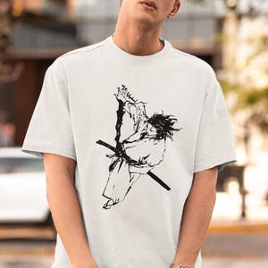 バカボンド Baka Vagabond 宮本武蔵 アニメTシャツ レア】バカボンドBaka Vagabond 宮本武蔵 アニメTシャツ L