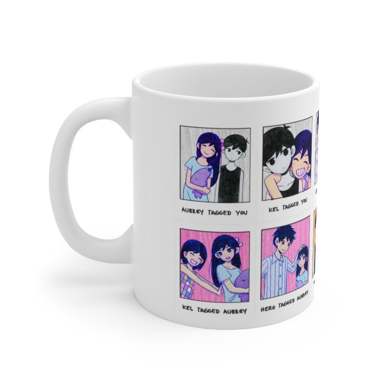 Omori Game Ceramic Mug 11oz, Omori Rpg Mug 