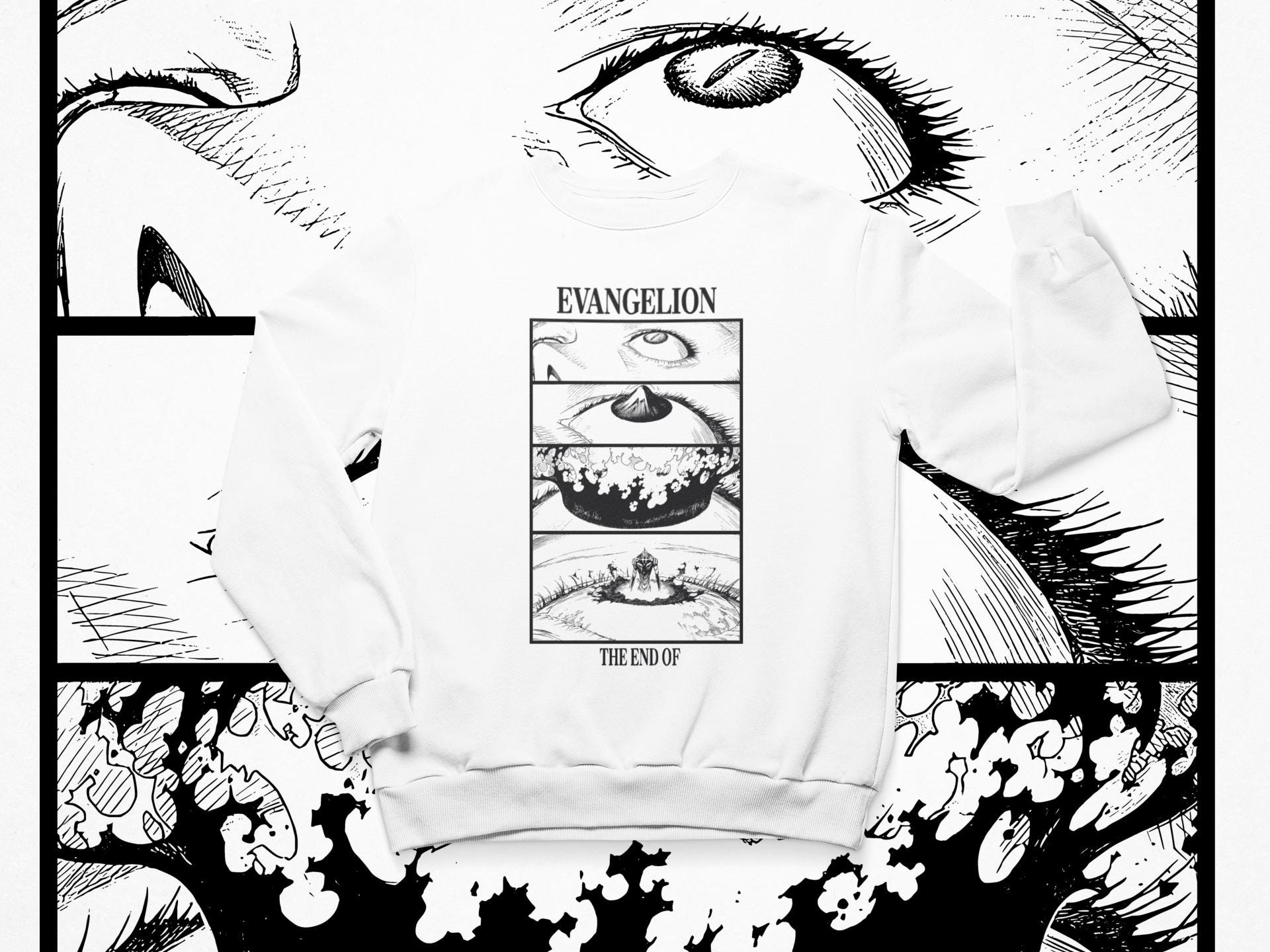 Evangelion Sweatshirt, Neon Genesis Evangelion, End of Evangelion 